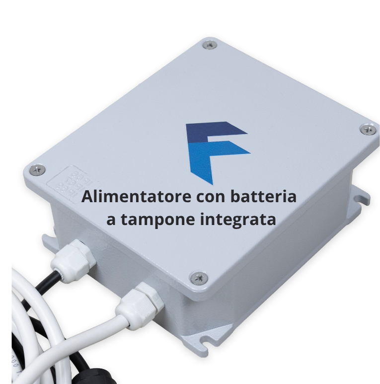Alimentatore con batteria Tampone per assenza di corrente