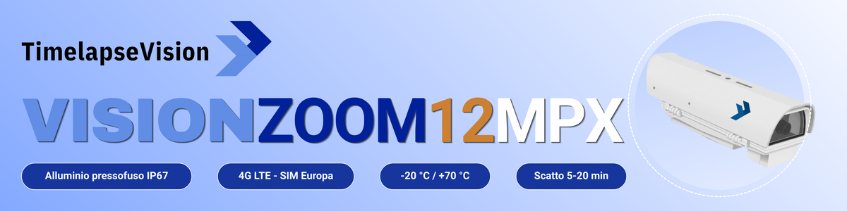 Banner hero ZOOM12MPx - TimelapseVision