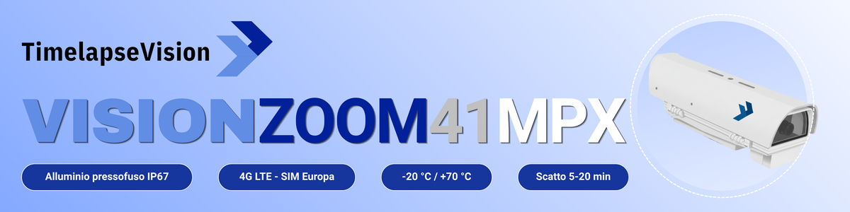 Banner hero ZOOM41MPx - TimelapseVision
