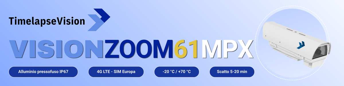 Banner hero ZOOM61MPx - TimelapseVision