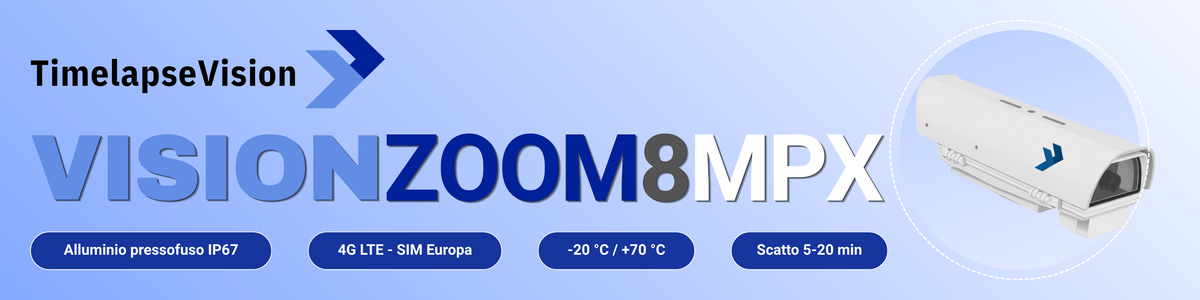Banner hero ZOOM8MPx - TimelapseVision