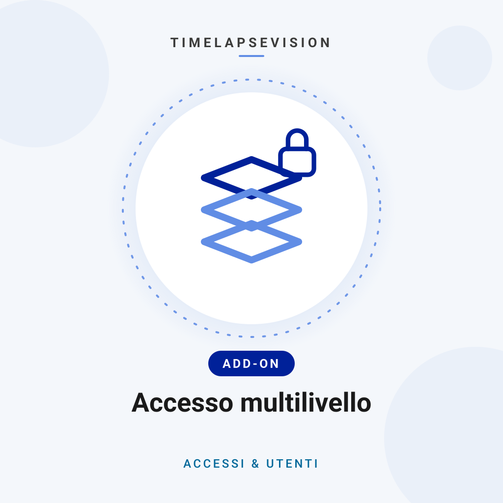 Accesso multilivello — TimelapseVision