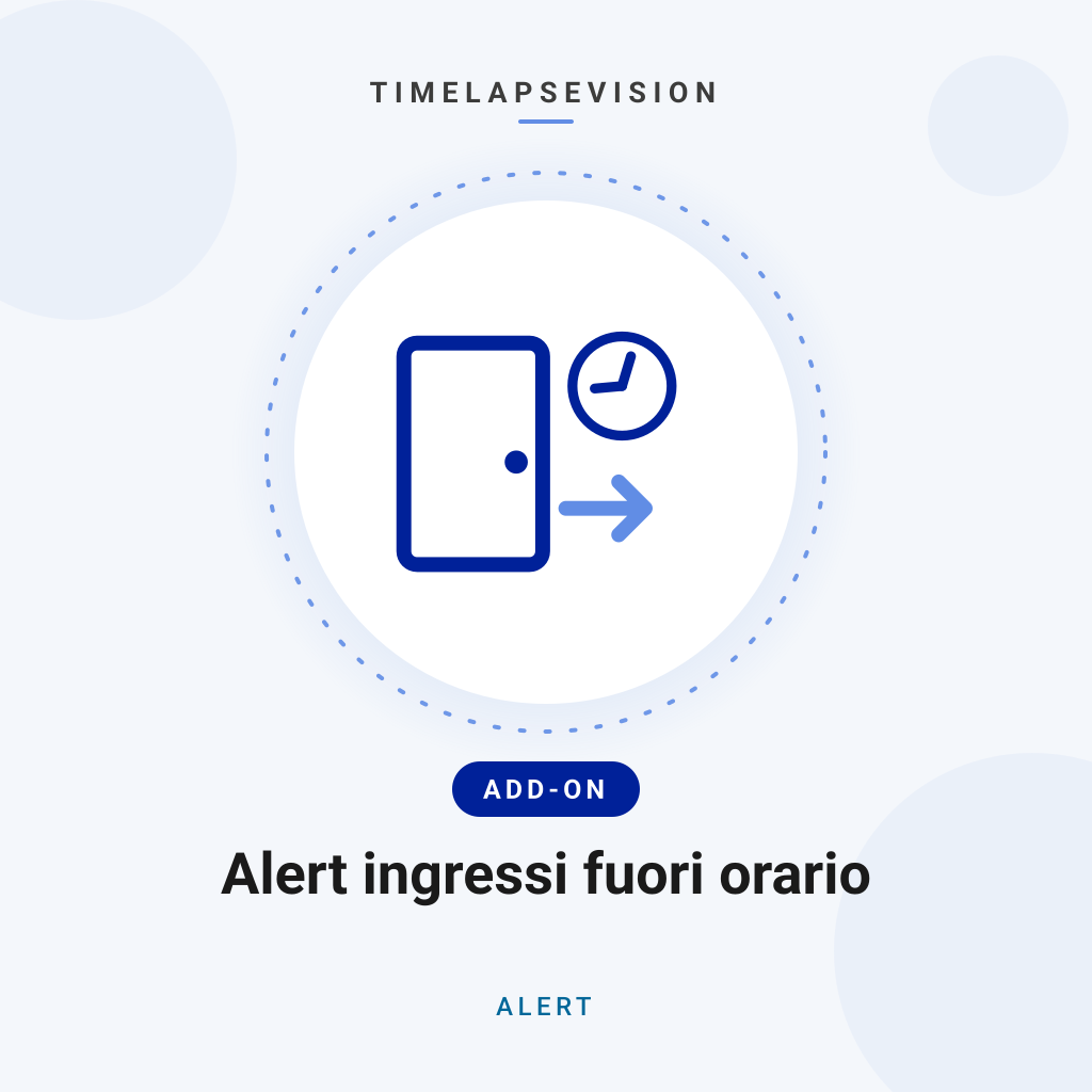Alert ingressi fuori orario — TimelapseVision