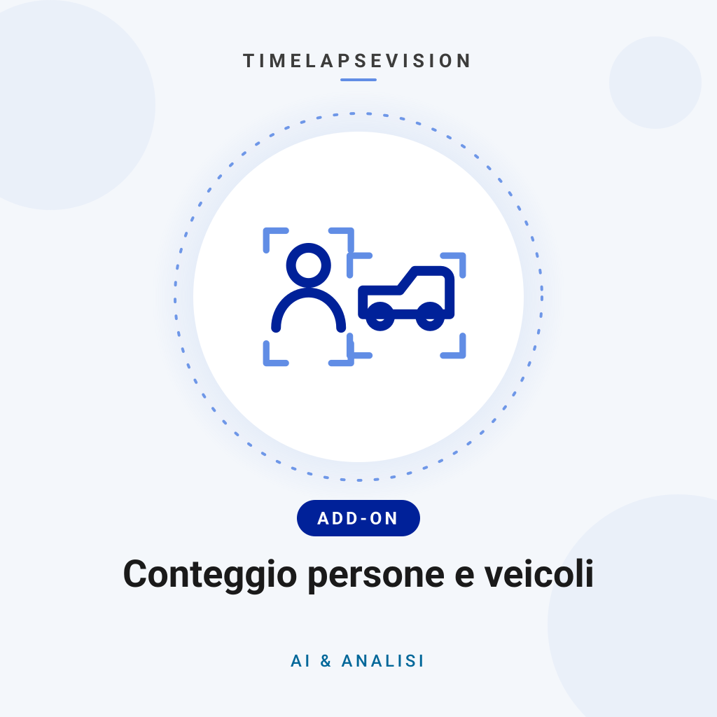 Conteggio persone e veicoli — TimelapseVision