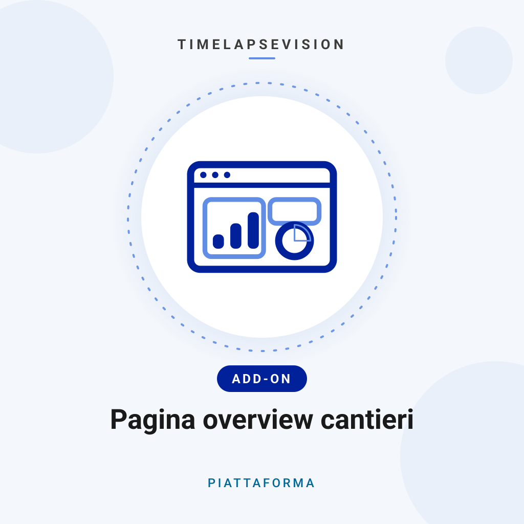 Pagina overview cantieri — TimelapseVision