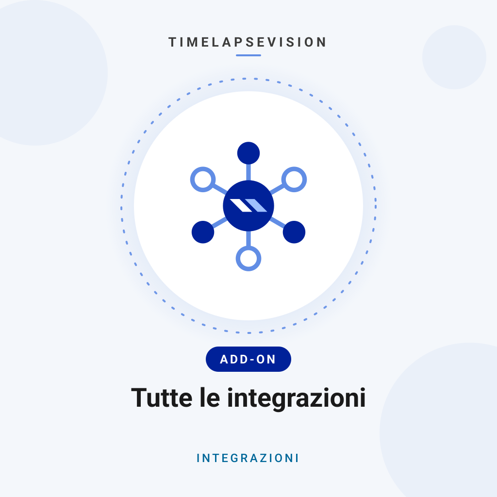 Tutte le integrazioni — TimelapseVision