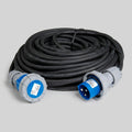 Prolunga elettrica industriale 220V con spina e presa CEE blu per telecamere time lapse TimelapseVision